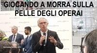 I segnali sono chiari, Melfi va verso la chiusura a meno che si inizi da subito a contrastare questo piano. Non per ottenere impegni e promesse che vengono smentite ogni giorno dai fatti ma reagendo colpo su colpo sui ritmi, sul personale che manca sulle linee, su sicurezza ed igiene. Degli operai forti, che si difendono sulle condizioni di lavoro, non è facile farli fuori.