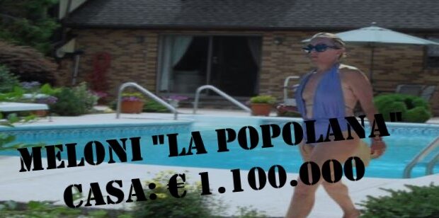 Quanto più gridano di appartenere al popolo, tanto più i politici borghesi vivono da ricchi. Al governo si va solo per servire i padroni.